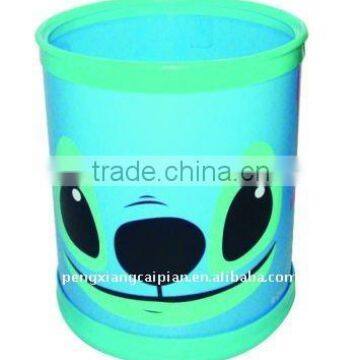 plastic fold trash can