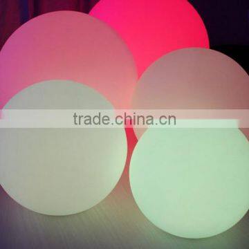 PE material RGB color changing LED ball light with 16 colors