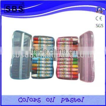 12 color oil pastel cheap stationery products gift set for kids