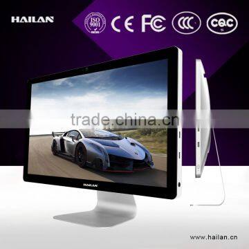 modern design cheap 21.5" led panel computer all in one pc desktop computer pc kit