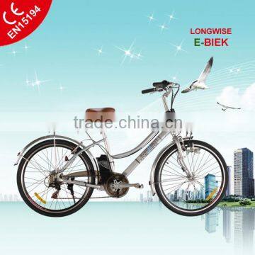 2013 Christmas promotion Elektro-Fahrrad with 36V 10A li-ion battery bike electric bicycle 250W