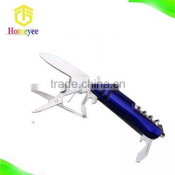 Stainless Steel Blue Handle Multifunctional Knife Set photo-2