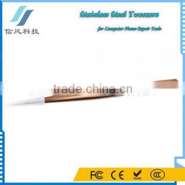 BST-16C Highly Precise Stainless Steel Tweezers for Computer Mobile Repair Tools