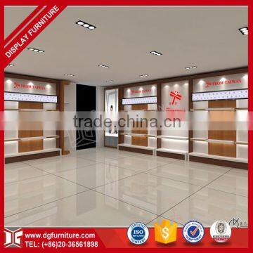 Glossy baking painting modern furniture for shoe store