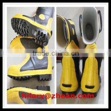 Safety Protective Fire Rubber Boots Fire Shoes