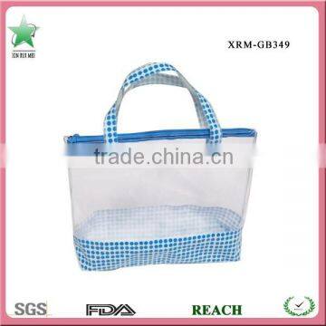 Reusable clear pvc shopping bag