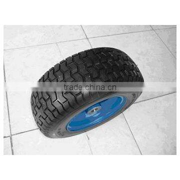 410/350-4 rubber wheels with plastic rim used for garden cart