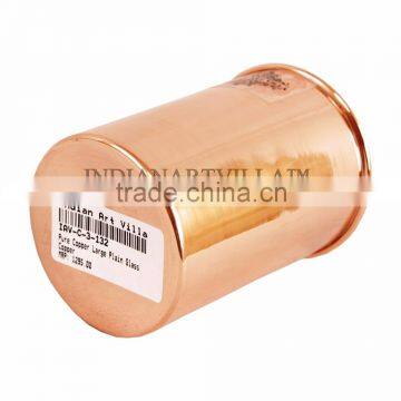 Handmade Pure Copper Glass Cup 300 ML - Serving Water Home Hotel Good Health Benefits Yoga, Ayurveda