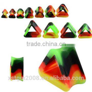 Silicone Ear Tunnels Gauges Ear Stretcher Expander Piercing Plugs Soft Flesh Tunnel Body Jewelry Plugs and Tunnels