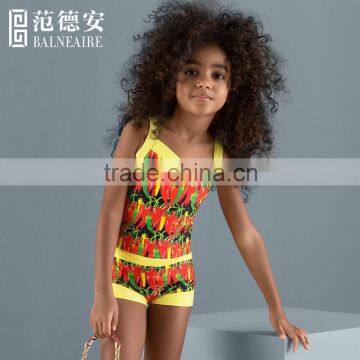 Balneaire 2016 High Quality Digital Print Child Models Girls in Bikini,sexy Kids Swimwear photo-2