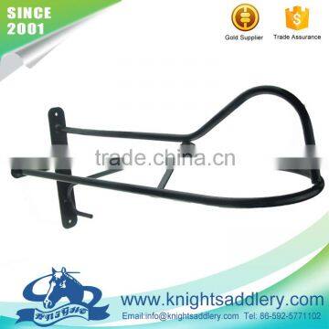 Black Fixed Saddle Bracket with Bridle Hook