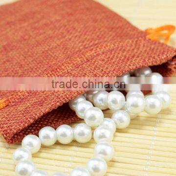 13x18cm Handmade Cotton Drawstring Burlap Wedding Party Favor Christmas Gift Packaging Bags Pouches Jute Bags photo-5