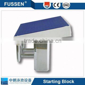 olympic stainless steel swimming pool starting blocks/diving board