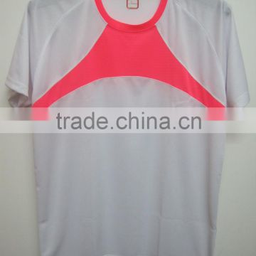 Gym Sports Jersey 100% Polyester Dry Fit Badminton Wear