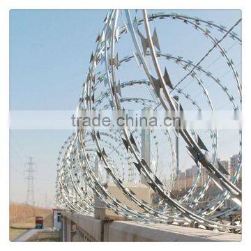 CBT-65 low price PVC coated concertina razor barbed wire