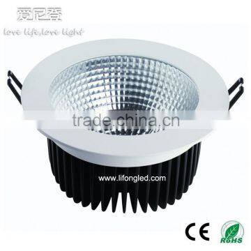 Dimmable 6 inch Led COB downlight,high bright 3 years' warranty cob led downlight 30w