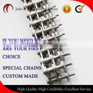 DSC/dsh Nonstandard Stainless Steel Conveyor Chains With Round Attachments and Extended Pins photo-4