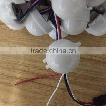 Color Changing 3 LEDs SMD5050 RGB Full-color 30mm Diameter Led Dot Light With Lens photo-2