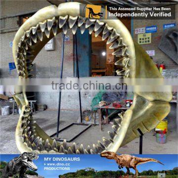 MY DINO-O07 Museum Replica Life Size Marine Animal Skeleton Megalodon Jaws Fossil