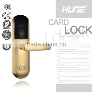 304 Stainless Steel solid electric hotel card door lock