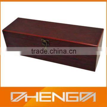 Best Sell Factory Custom Made Black Glossy Leather Box for Wine (ZDS-F361)