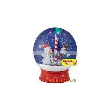 Inflatable Christmas snow globe