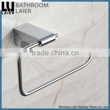 EconomicaEconomical European Style Covered Zinc Alloy Chrome Finishing Bathroom Sanitary Items Wall Mounted Toilet Paper Holder photo-3