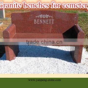 granite benches for cemetery