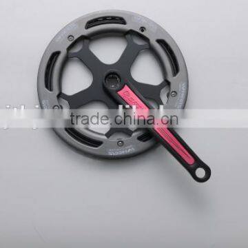 S1017PP steel bicycle chainwheel and crank with steel 170mm crank