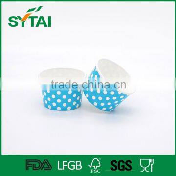 Wholesale Disposable Wave Point Pattern Printed Ice Cream Paper Cup photo-5