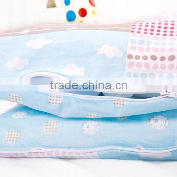 Infant Kids Anti Kicking Sleeping Bag Quilt for Four Seasons 100% Cotton Fabric and Quilt Dream Time Style