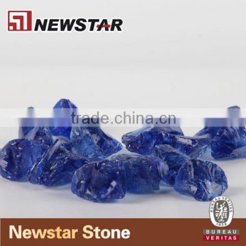 Newstar blue glass gravel