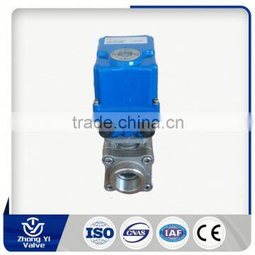 made in china electric actuator heating electric ball valve stainless steel