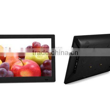 Factory supply 15.6 inch blue ray movie playing digital photo frame for advertising