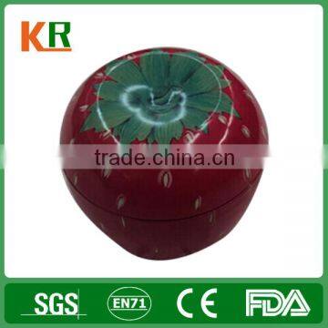 Large Capacity Apple Shape gift metal candy jar