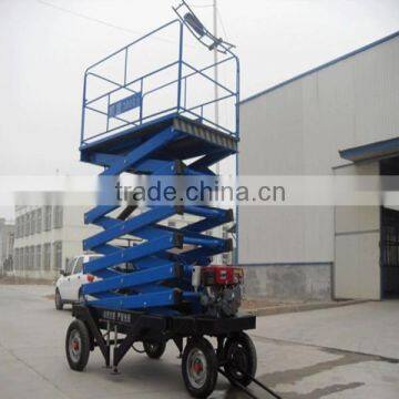 mobile diesel scissor lift table