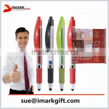 Retractable Pulling Out Flag Pen Banner Pen with Print on Both Side