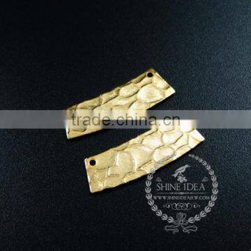 23*8mm Gold Plated Vintage Style Pendant Charm DIY Earrings Chandelier Jewelry Supplies 1850255 photo-2