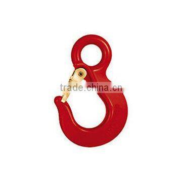 forged eye hoist hook with latches