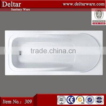 Alibaba China acrylic transparent bathtub,good price and good quality normal bathtub