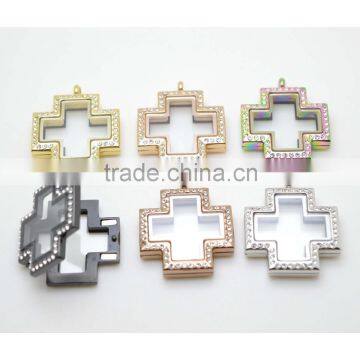 Fashion Stainless Steel Cross Pendant Lockets Promotion