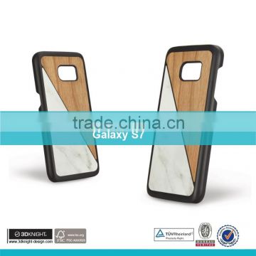 OEM ODM Phone Case Factory for Blank Back Samsung Galaxy S7, Ultra Slim Custom Bamboo Wood Marble Cases for Galaxy S7 PC Cover