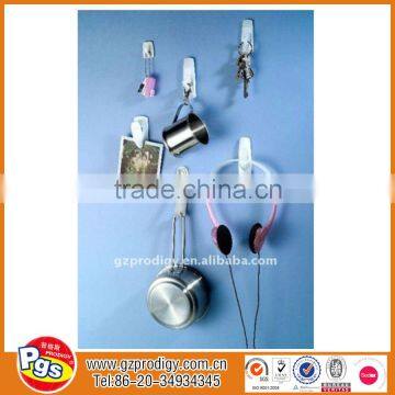 Ceilling hanging hook/adhesive wall hook/plastic elctroplated hook