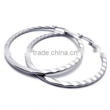 High Quality 304/316l stainless steel hoop earrings