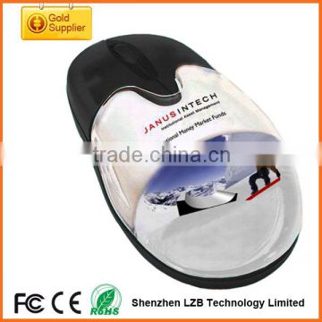 3D Optical Aqua Wireless Mouse Wireless folater mouse With Customized Liquid