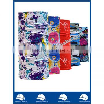 Promotional gift 100% Microfibre Polyester Seamless Tube Bandana