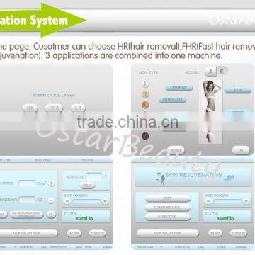 Aluminum Alloy Packing Depilation Machine Laser Beauty Equipment CE Approval 808nm Laser DH 02 photo-6