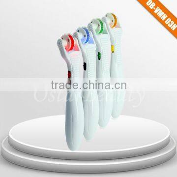 (ISO13485/CE) OEM manufacturer popular cosmetic use LED vibrating derma roller