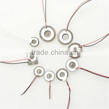 Customized ultrasonic nebulizer piezoelectric transducer in PZT material