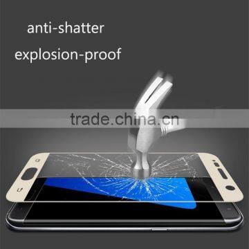 HOT 0.2MM 3D Complete Cover Tempered Glass Screen Protector For Galaxy S7 G9300 Anti-explosion 9h Glass PROTECTOR THERMAL Curved